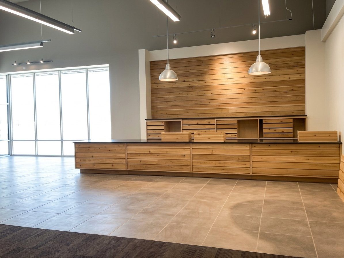 DSW ceiling and lighting installation, Capitol Heights, MD